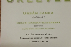 Janka oklevele